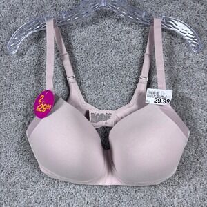Bali Womens Beauty By Bali Foam Wirefree Bra Sand Beige 38DD DFB222 New
